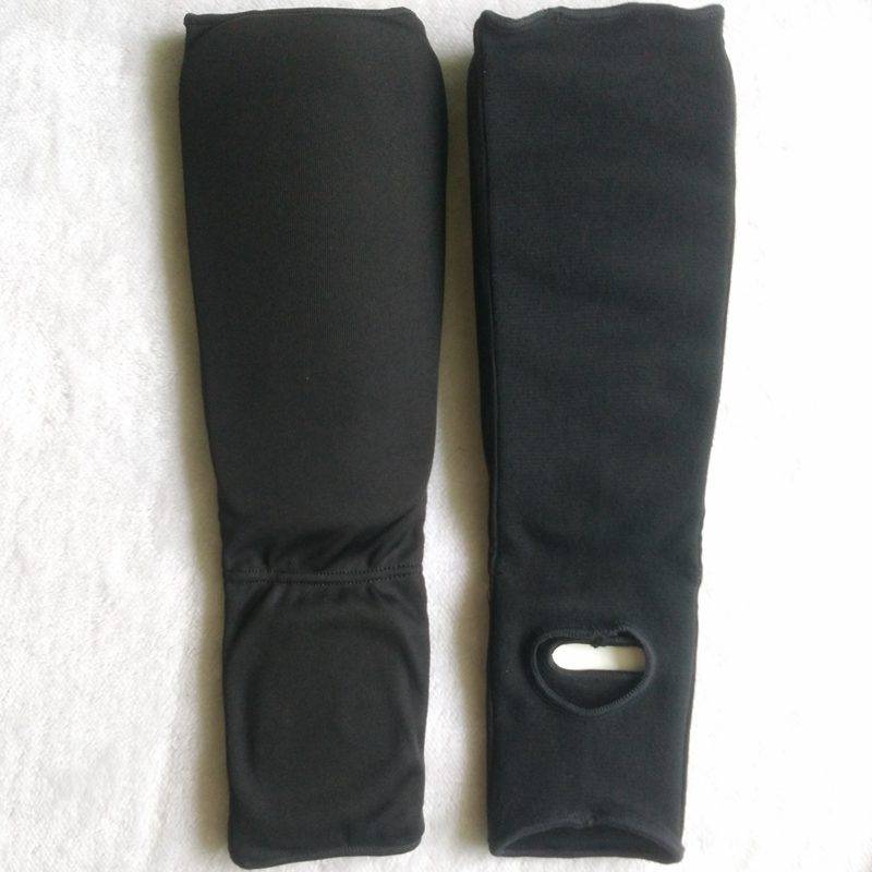 American men and women karate taekwondo -legged combat scattering combined foot protective calf professional protective gear black