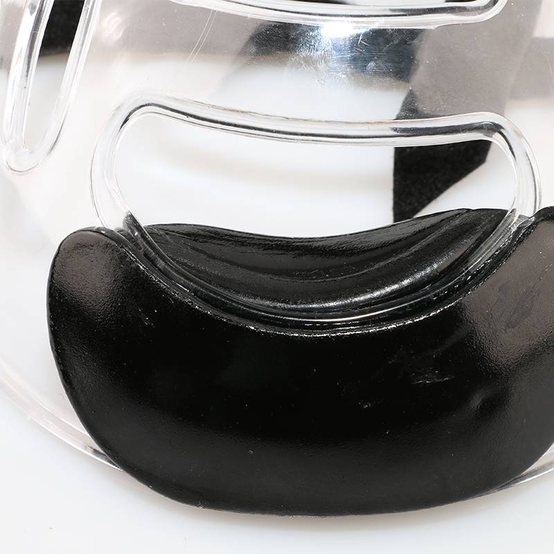 Karate taekwondo helmet mask transparent mask protective head mask Taekwondo gear accessories facial mask