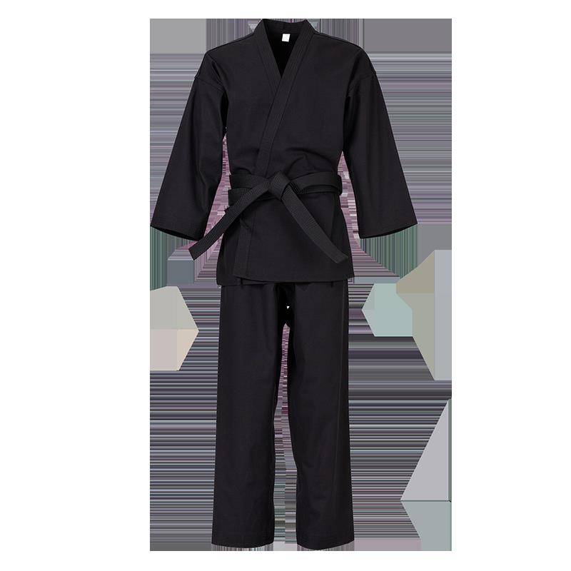 Sleeping doctors men and women adult training Taoism can customize black and white karate road clothes