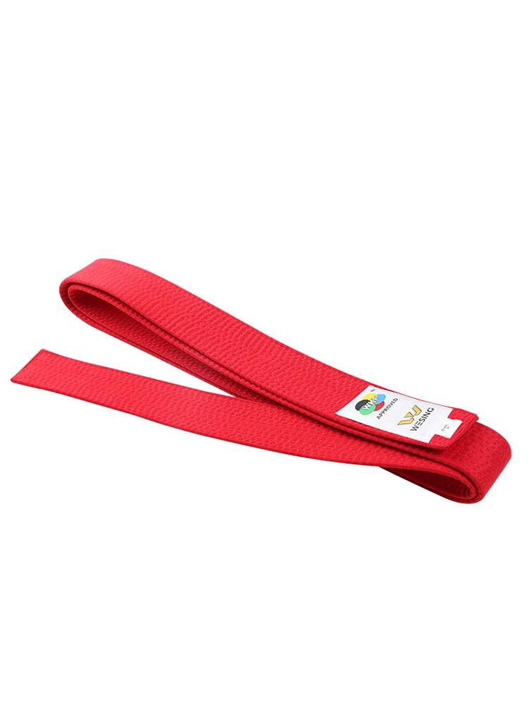 Nine -day Shankang Hand -Hand Belt WKF Certification Professional Competition Training Red Blue Black Small Boxing Boxing Belt