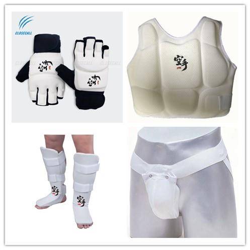 Thickened version of Edition is really empty -handed fisting leg protection, taekwondo -legged leg boxing guard fighter protective gear