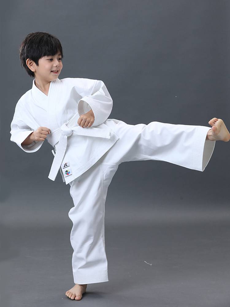 Karate Towers adult children 10oz pure cotton canvas performance training clothing men and women WKF certification competition uniforms