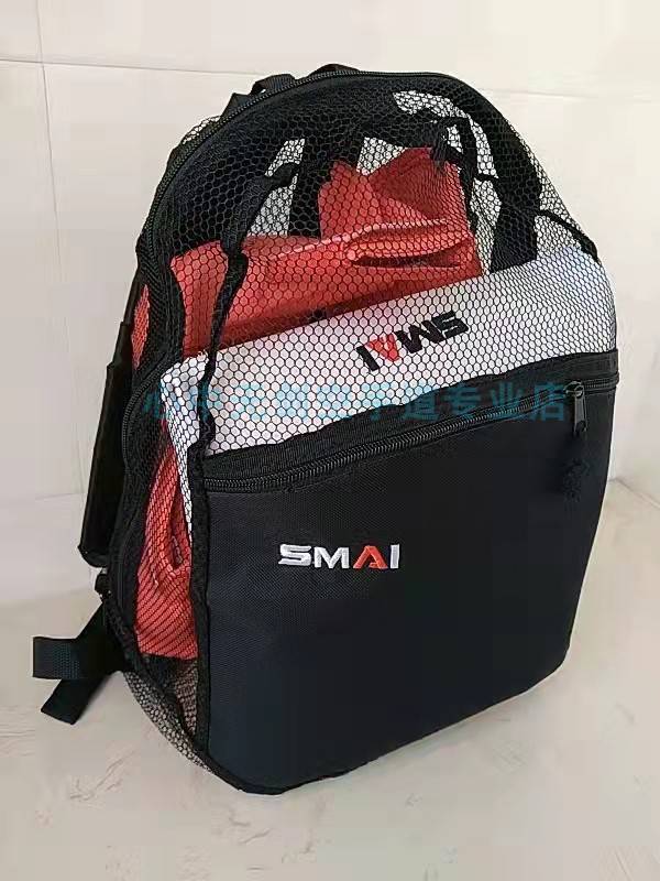 SMAI net yarn bag empty hand care gear special package fashion minimalist backpack fitness training storage packaging packaging bag