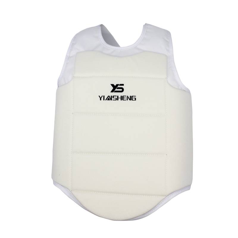 Karate -handed chest protection gear, adult men and women, karate, Oxford cloth armor protective race, chest protective legs