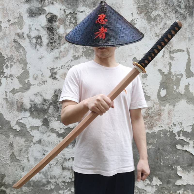 Heqi Dao Wood Sword Training Wood -Making Wolf Wolf Wood Stick Samurai Sword Wood Sword COSPLAY prop
