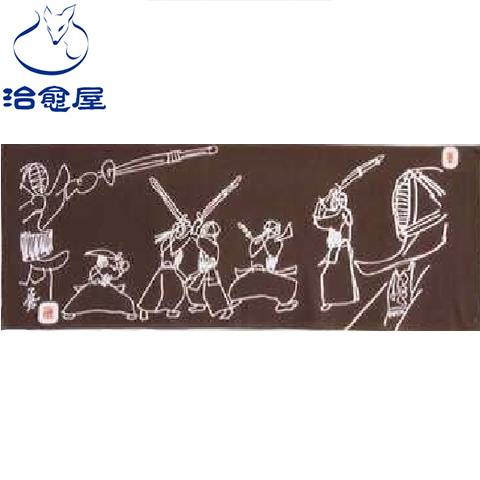 Zhiyujianjian Road headscarf Hyono Ji ancient map limited edition Japanese dye dye headscarfs to issue free votes