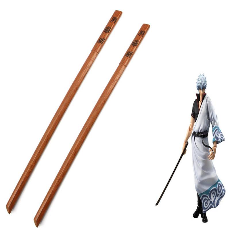 when the silver spirit cos sakada, toyako poi-san's sword was used to practice wooden swords