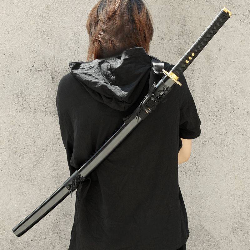 Sword accessories Kendo belt sword bag shoulder -to -back strap Pu leather sword sword fixed device sword sword waist hanging knife rack