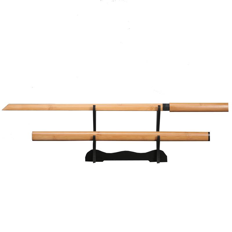 Tang Hengdao Wooden Knife with Sheath Wooden Knife Knife Martial Arts Training Bamboo Sword Bamboo Pulling Performance Proper Trip performed