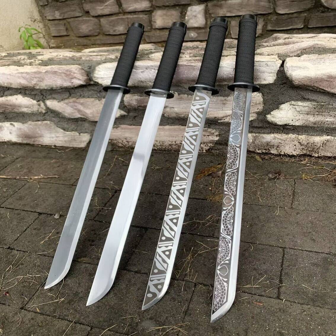 Ancient Wind Sword Real Sword Metal Sword Opening Mountain Practice Kendo Open Wilderness and Defense Portrait Manganese Steel Unknown