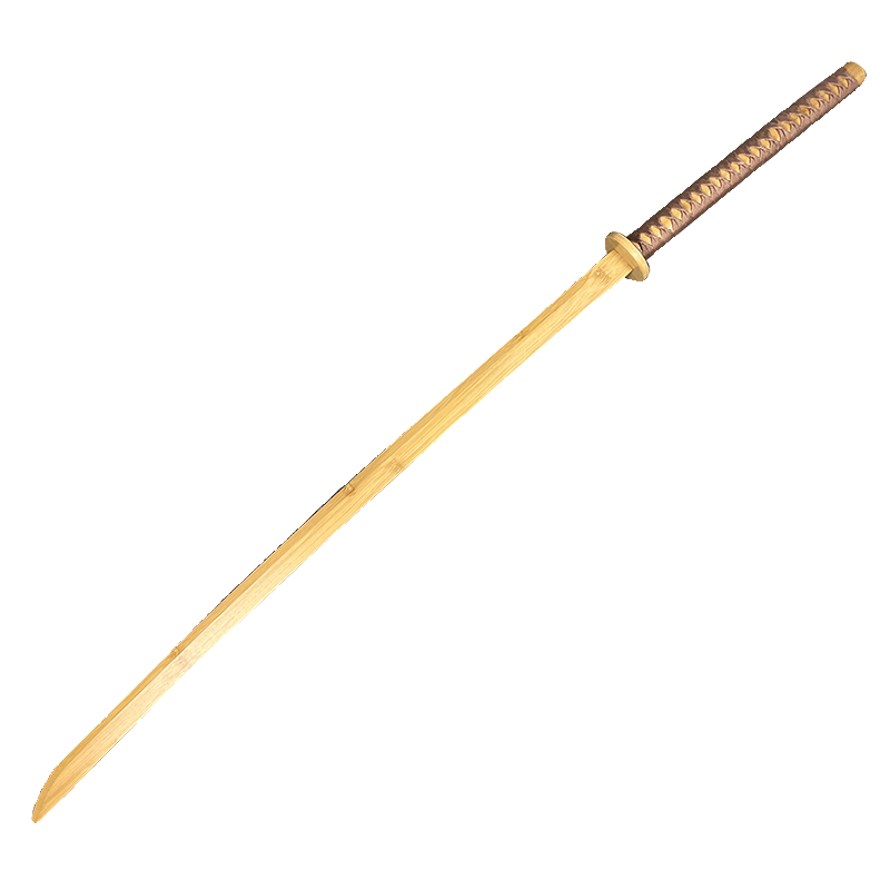 Miao knife 1.4 meters of bamboo and wooden sword with sheath with the Tang Hengdao Han Sword Summer Blade Martial Arts Training Performance Prop