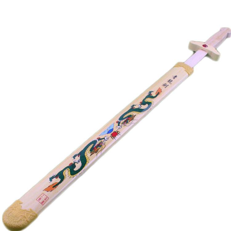 Wooden sword, wooden sword, toys, sword sword boys, wooden weapon toys, bamboo made of blue dragon sword, sword sword, kendo practice props