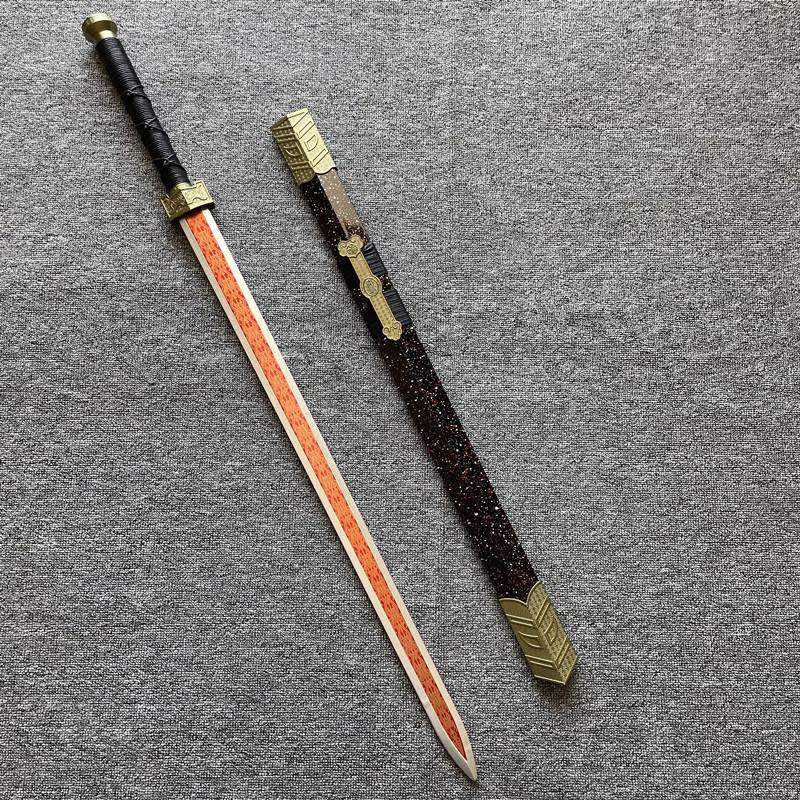 orange red dragon sword 103cm