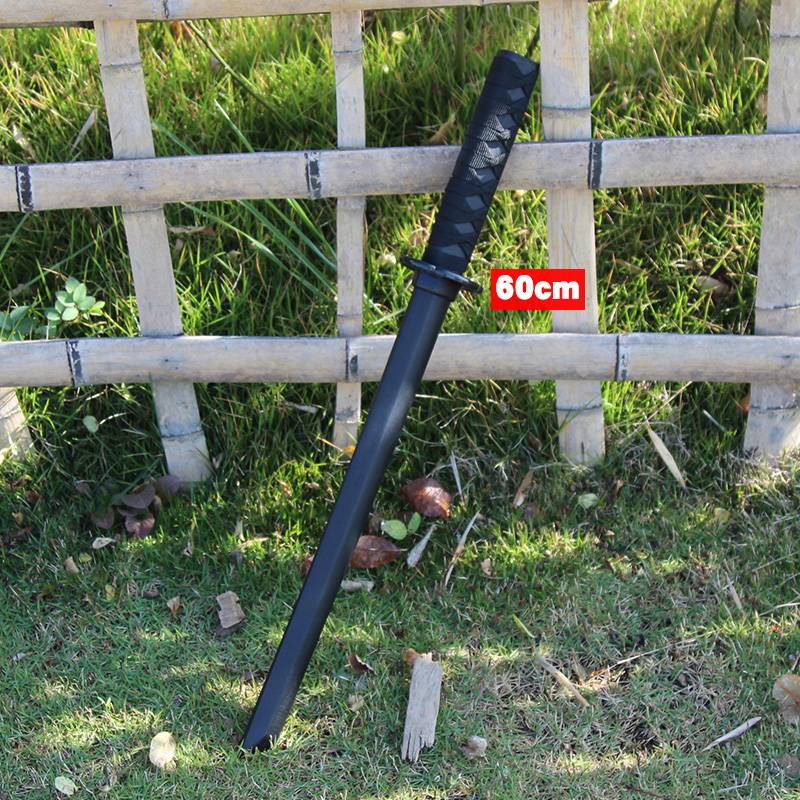 60 cm black wooden knife