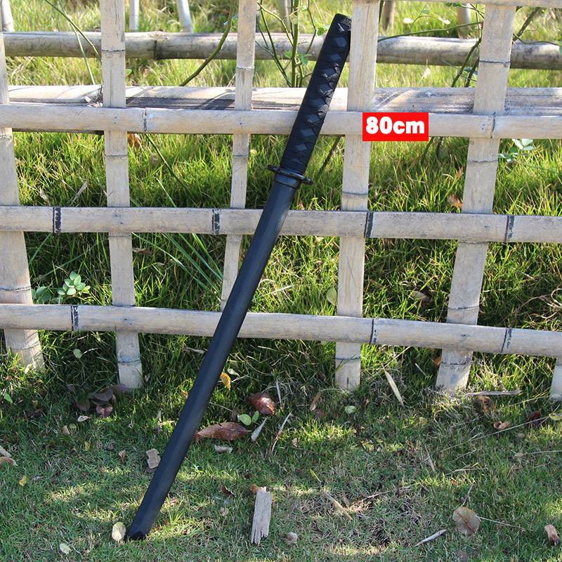 80 cm black wooden knife