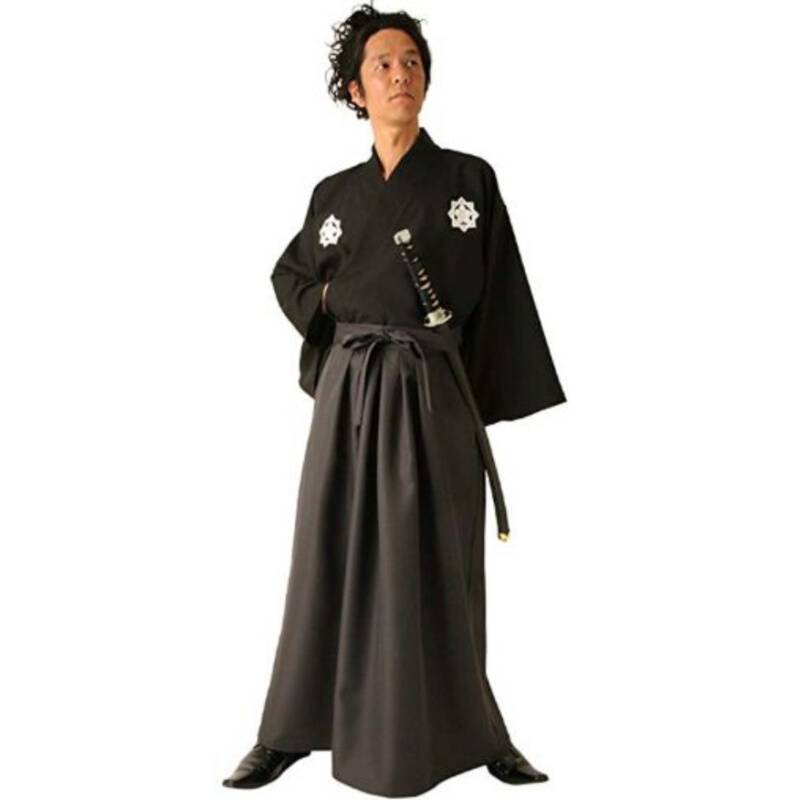 Japanese samurai -dos improved swordsmanship loose trench coat, kimono, wide -leg pants, clothes pants, kendo clothing