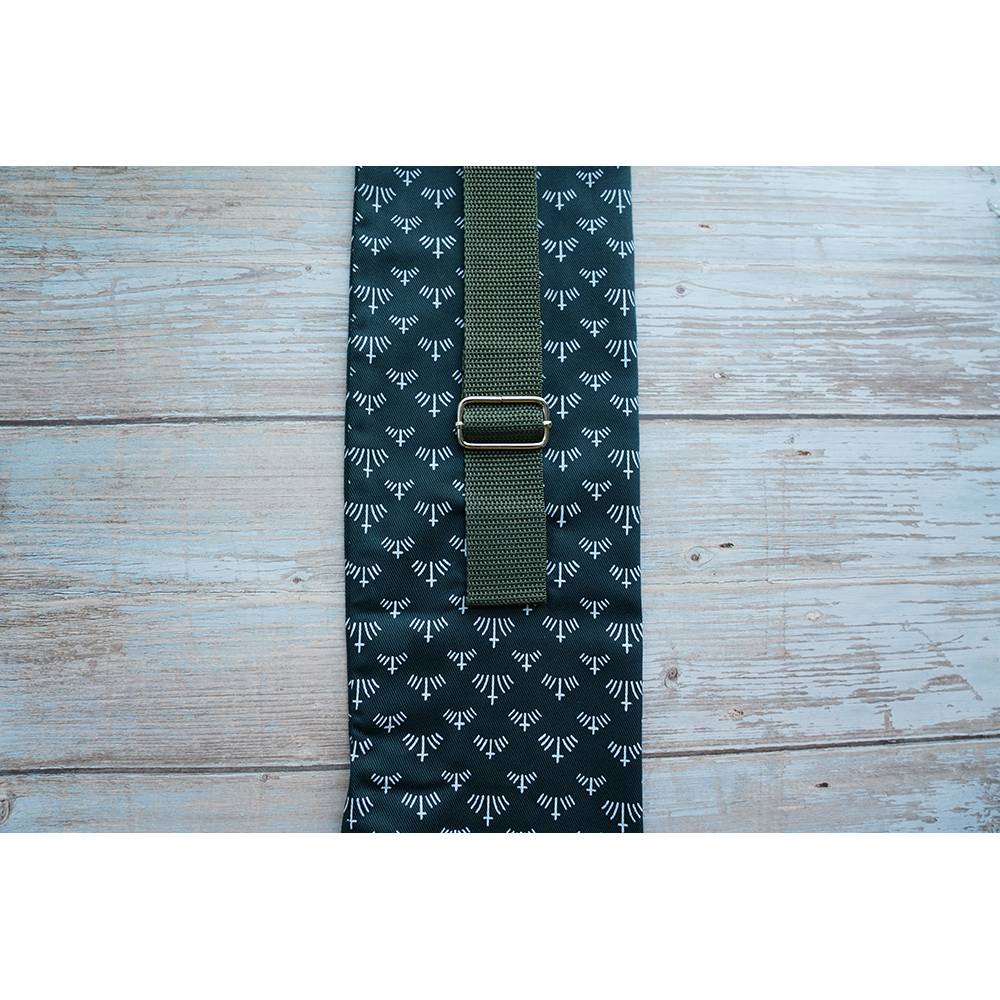 2 copies of bamboo knife bag (back belt)