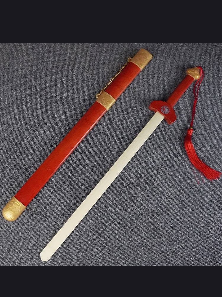 Simulation wood sword children's sword martial arts without blade of ancient wooden ancient style sword boys wooden dragon sword toys