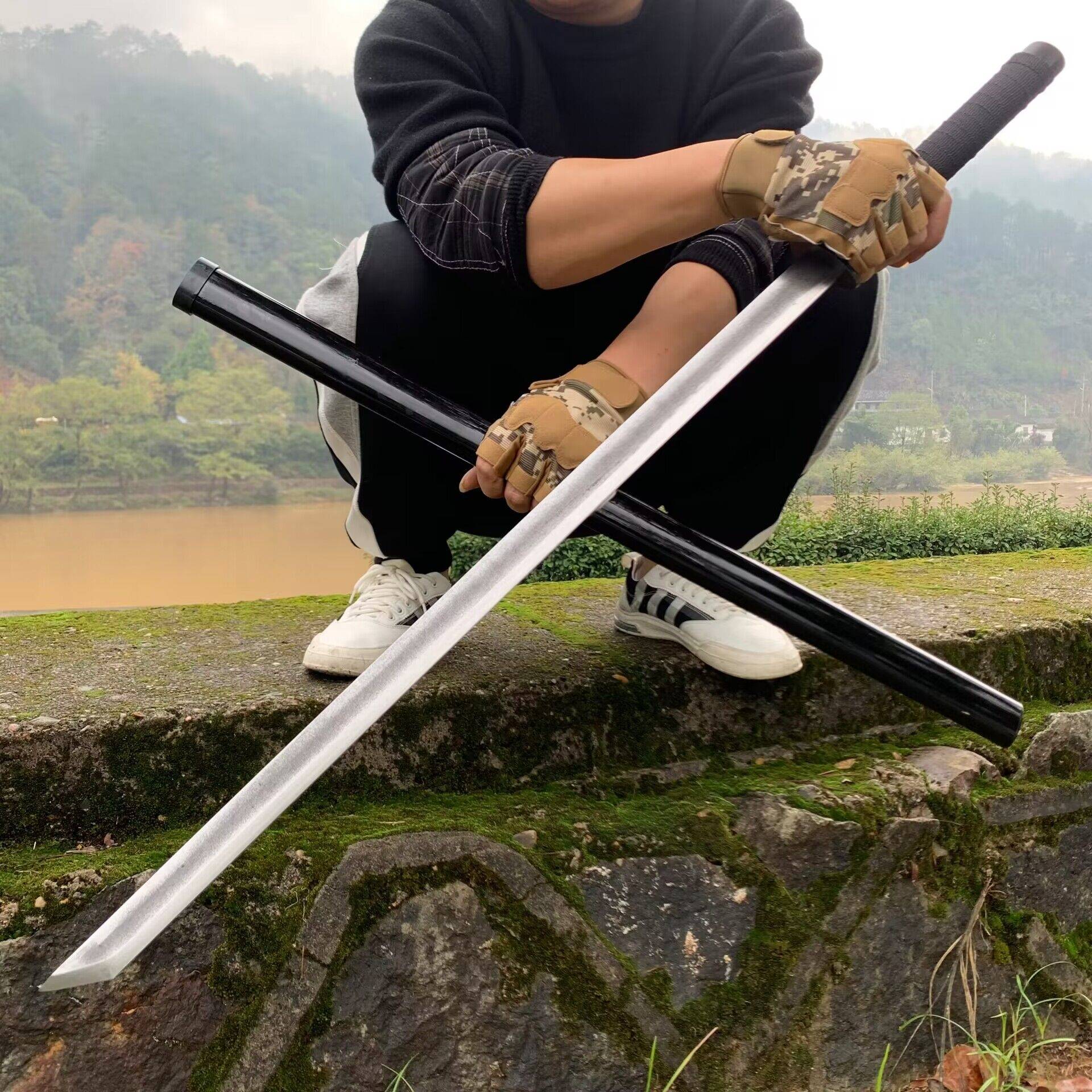 Keeping Knife Knife Sword Speed Horse Blade Embroidered Spring Knife Anti -Body Sword, Short Knife Metal Steel Knife