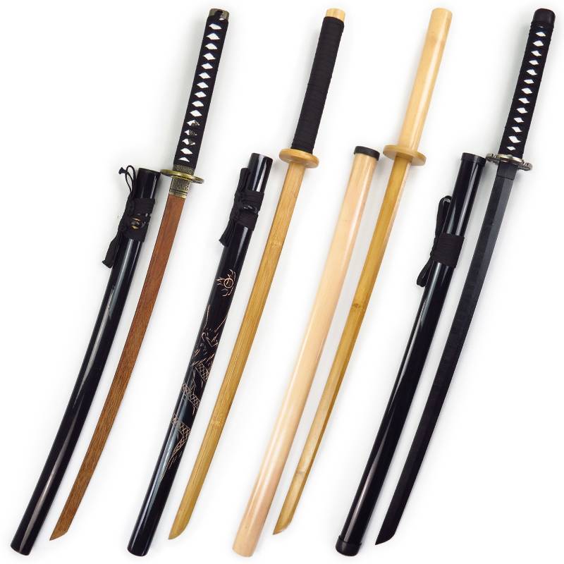 Samurai Blade Kendo Juxu Road pull swords and swords, practice, practice the trainer, the knife, the sheath, the sword and bamboo knife