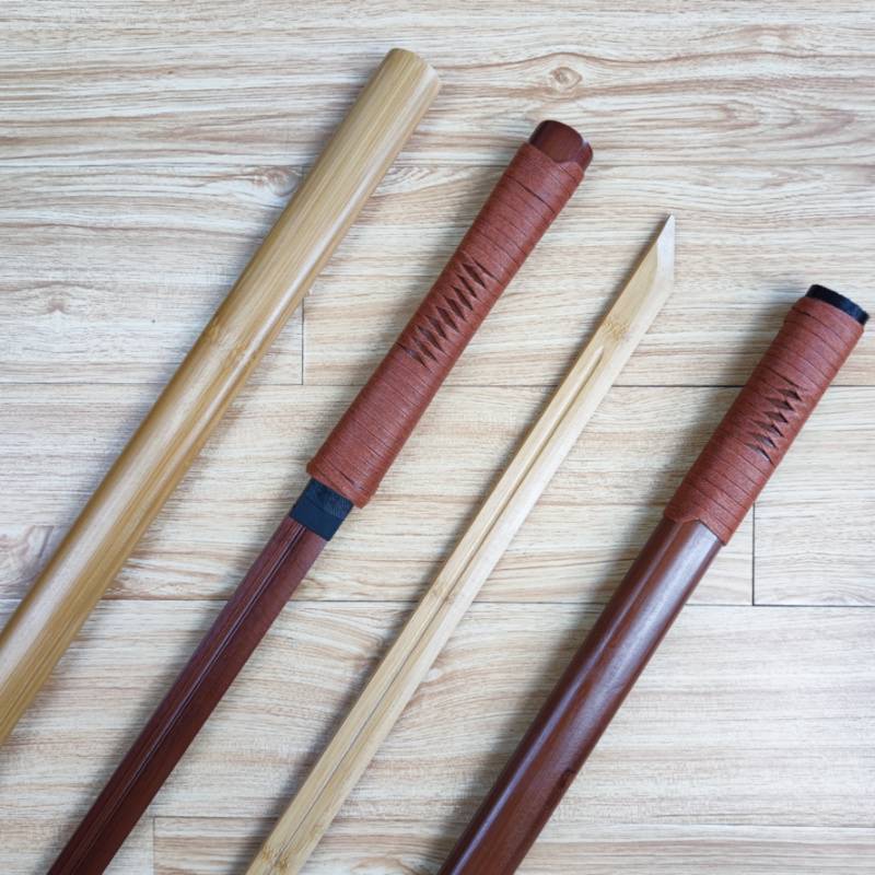 Draw the rivers and lakes, Tang Hengdao, wooden knife, all bamboo, tincture, clustering knife martial arts practice ancient style and sword sword sword without blade