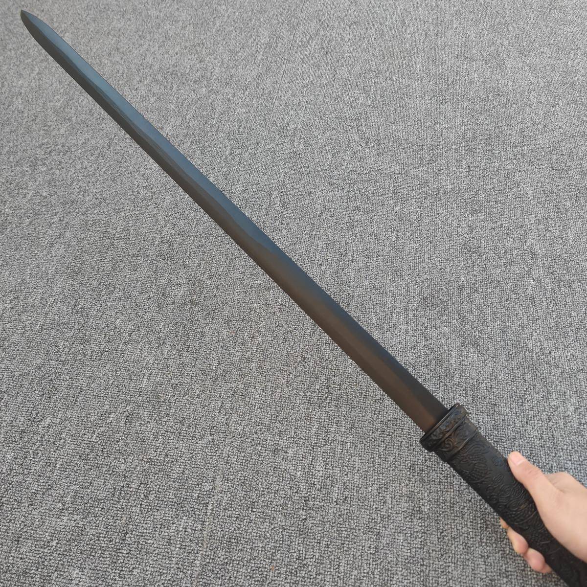Bamboo knife Tang Hengdao wooden knife with sheath samurai martial arts training shooting shooting sword sword tap properly children's toy wood sword