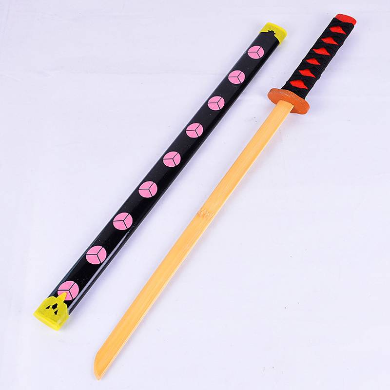 Japanese Toyo Samurai Blade Toys Knife Knife COS Anime Children Adult Poor Wood Sword weapon Boy Toys