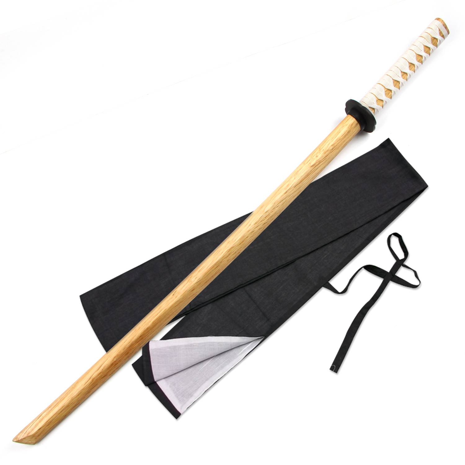 1-metre wood-coloured wand + knife bag