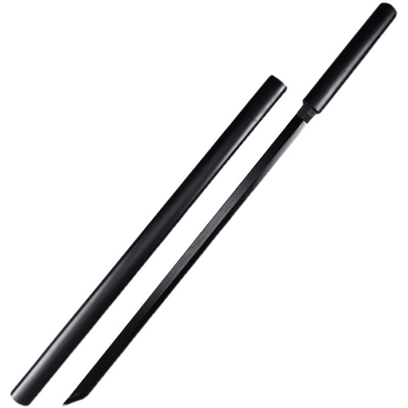 During the sword, Japanese samurai blade full bamboo -made Tang horizontal knife with sheaths, Hangdao Morning Morning Morning Mornings Sword Practice Bamboo Sword and Wooden Sword