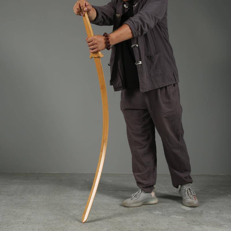 Wooden Sword Real Miao Sword Dabao Sword Sword Sword Martial Arts Training Table Big Big Sword Mass Performance Single Single Hands Kendo