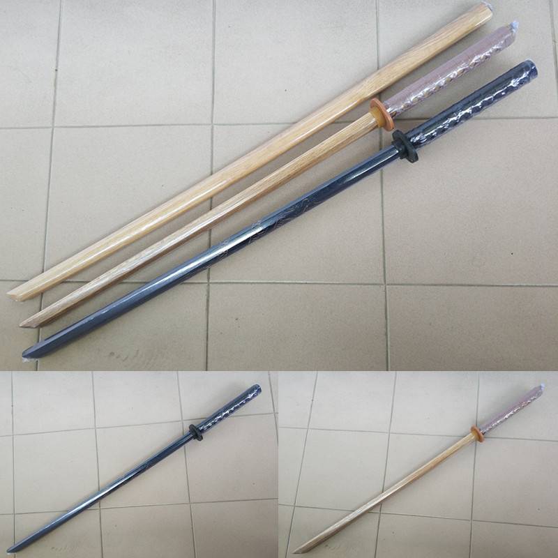 Martial arts Kendo -Dao Anti -Anti -Trail Fighting Practicing Wooden Knife Japanese COS In all -in -one Children's Adult Residence Combat Sword