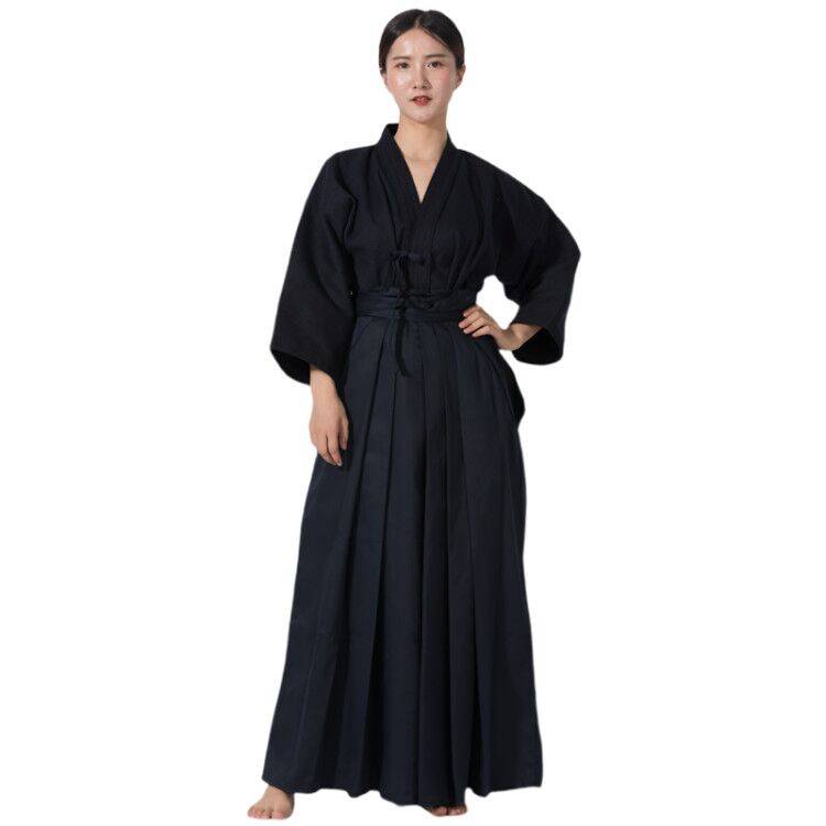 Men and Women's Competition Training Kendo Clothing Set Moso Clothes COS Top Hakama HAKAMA Kendo Clothing