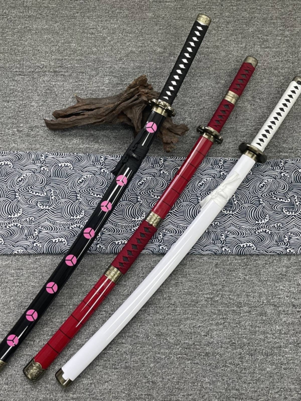 Bringing the sheath wooden ancient style, the Han Sword Wood Sword, Kendo Tang Heng Samurai Blade Blue Bamboo Children's Gift Boys Toys