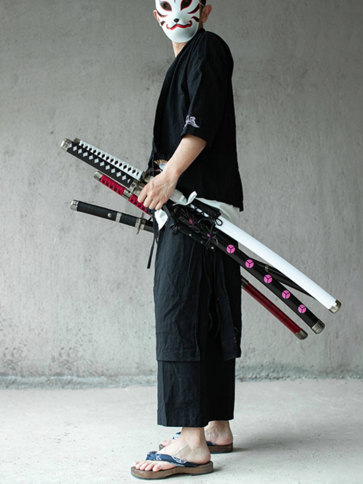 Bringing the sheath wooden ancient style, the Han Sword Wood Sword, Kendo Tang Heng Samurai Blade Blue Bamboo Children's Gift Boys Toys