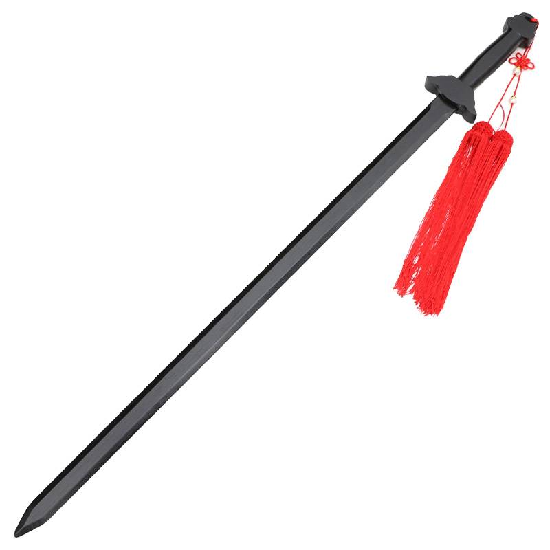 Bamboo Sword Solid Wood Miao Sword All Bamboo Martial Arts Performance Performance Kendo Training Traditional Tai Chi Sword Men and Women's Single Hands
