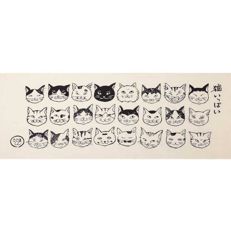 Nine types of patterns have a lot of Japanese injection infected towels to know the House of House Sword Road and Hanging Drawing Fabric