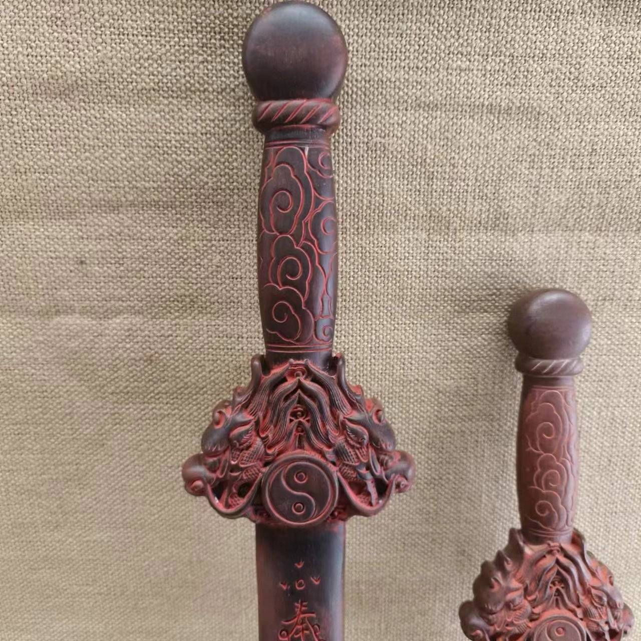 Feicheng Peach Wood Sword Seven Star Peach Tiger Dragon Tiger Sword Sword Sword Sword Sword Peach Wood Mochi Tao Wood Sword