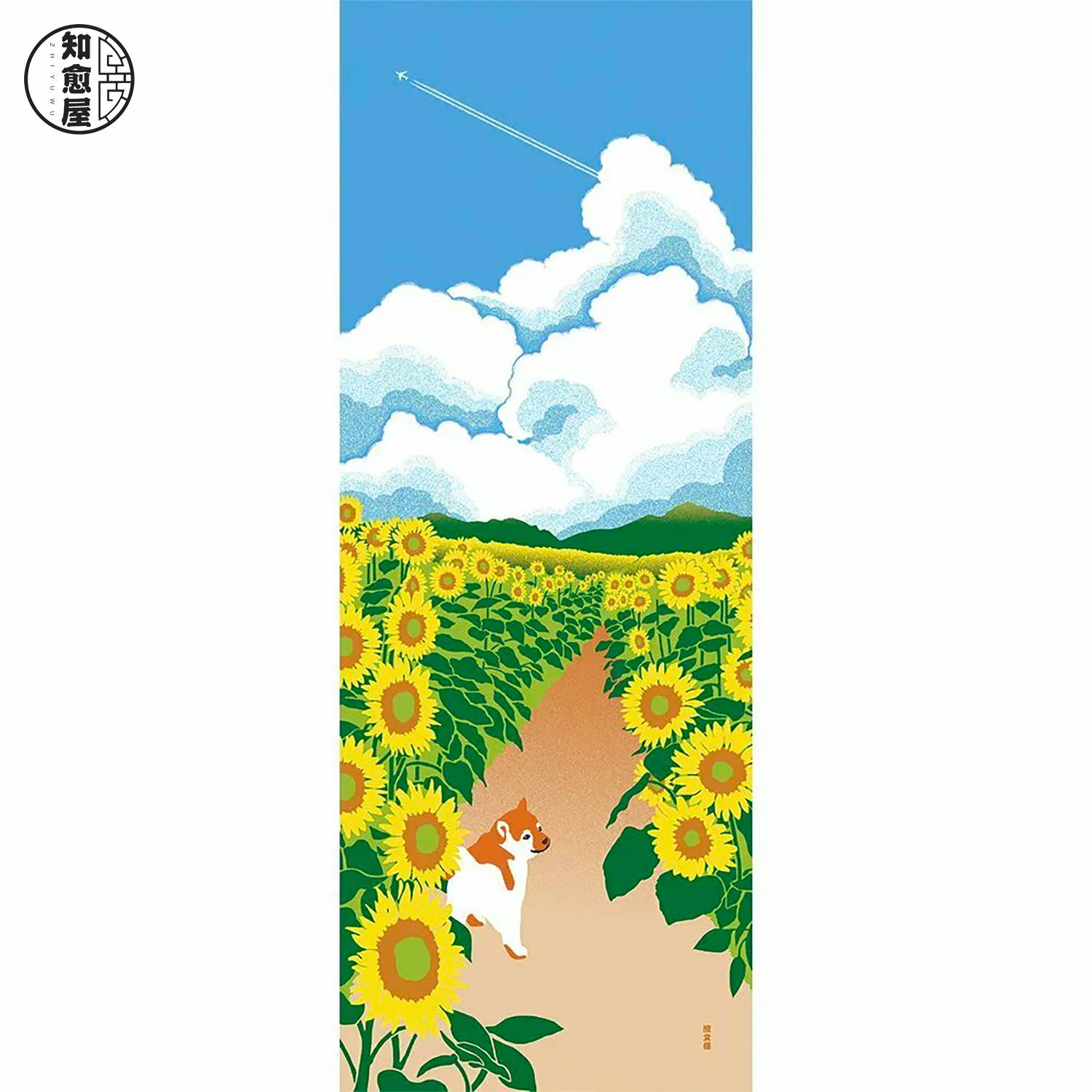 6 6 6 6 6 osmanthus Japanese Yokohama dyed hands wipe the scarf to know the healing house sword road headscarf and wind