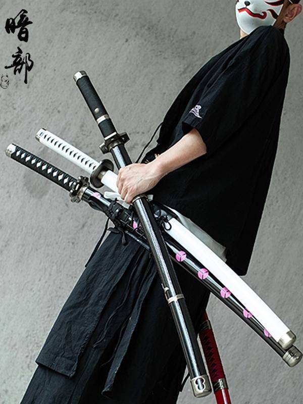 Children's toy wooden sword shorter sword sword bamboo wood -made Baojianjiajian Hangdao Chinese ancient style national tide samurai