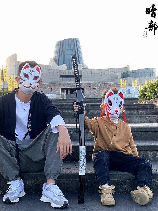 Children's toy wooden sword shorter sword sword bamboo wood -made Baojianjiajian Hangdao Chinese ancient style national tide samurai