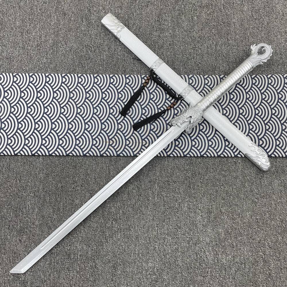 Chinese Wooden Tang Hengdao Wooden Sword with Sheath Training Pulling Sword Ancient Wind Wind Martial Arts Proper Children's Toys Bamboo Wood Sword
