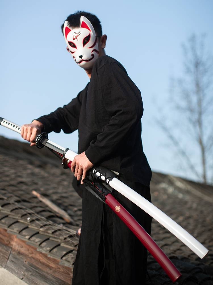 Jugong Road Tang Hengdao Samurai Blade Mobs, Bamboo and Wooden Sword Bandbuctive Sprathy Martial Arts Exercise COS Performance Prop