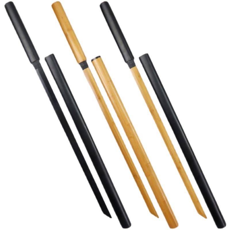All -bamboo high -intensity with sheath samurai Blade Joint Dao Dao Mocho Draw Sword Practice Toys Knife Tang Hengdao Bamboo Wood Knife