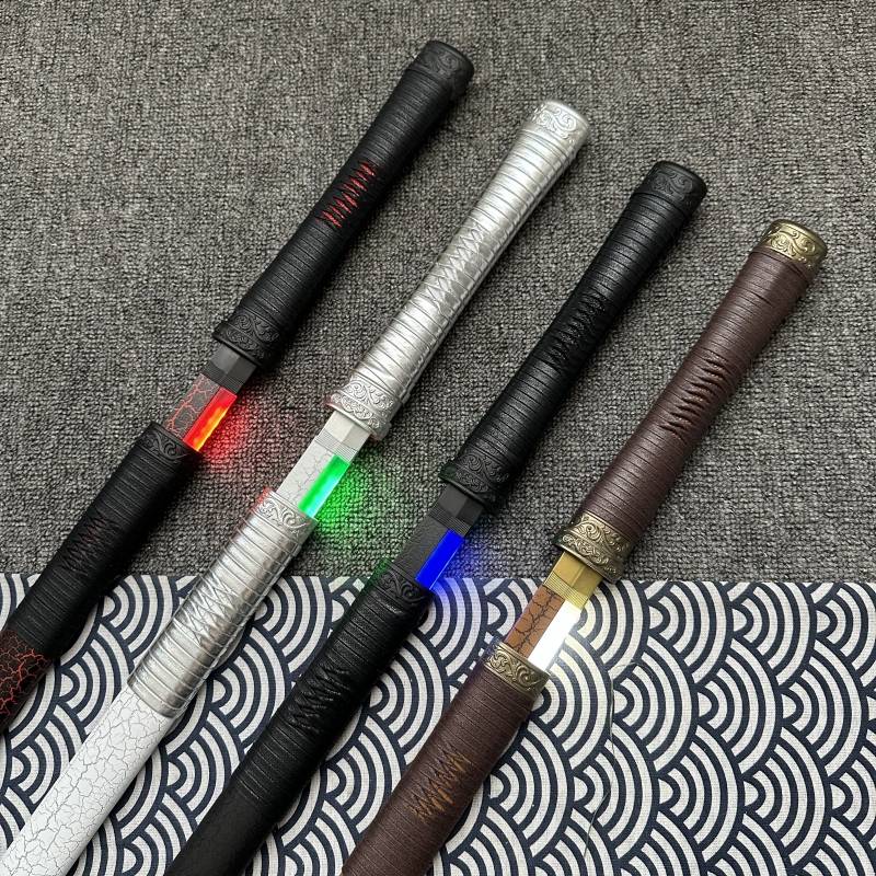 Lighting strap China Tang Knife Tang Hengmu Bladder Sheath Charging Properly Samurai Blade Children's Toys Sword Sword Night Light
