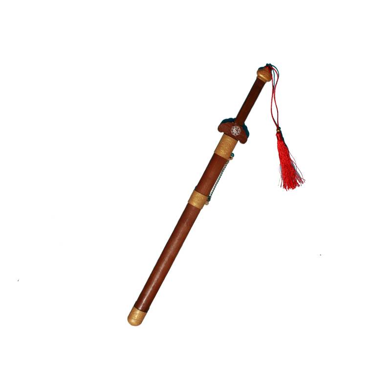 The sword is brown
