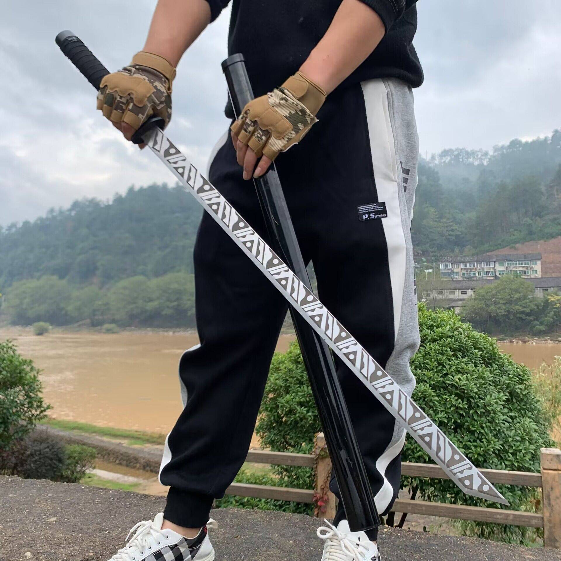 Knife Cold Weapon Straight Sword Short Knife Training Town House props weapon, defense, burst of wasteland, kendo collection