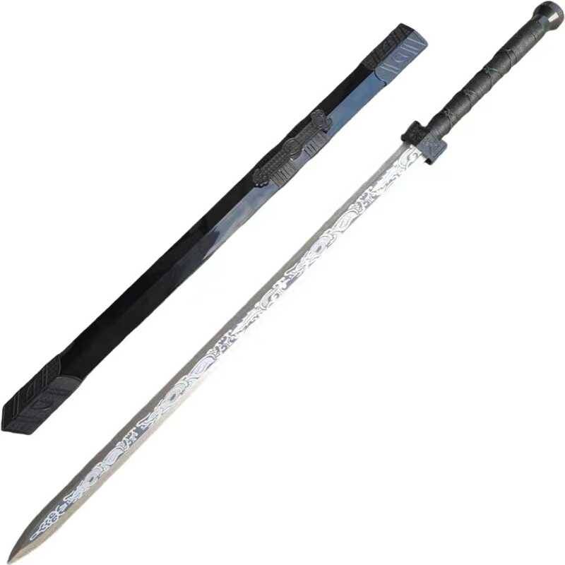 Bamboo Sword Wood Sword Sword Tang Hengdao Wooden Bring Sheath Zhao Yunhan Sword Ancient Wind accessories Adult Taoism Children's Toy