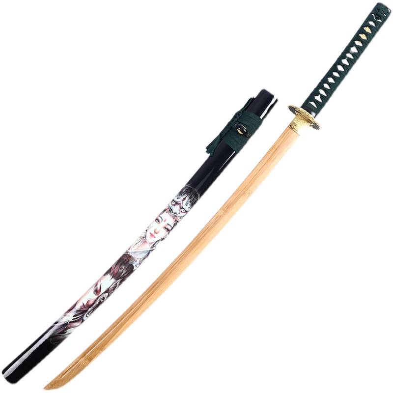 Jugo Dao Kuki Sword with a knife -pull knife training performance Performance Bamboo knife Japanese samurai Kendo practice cos props