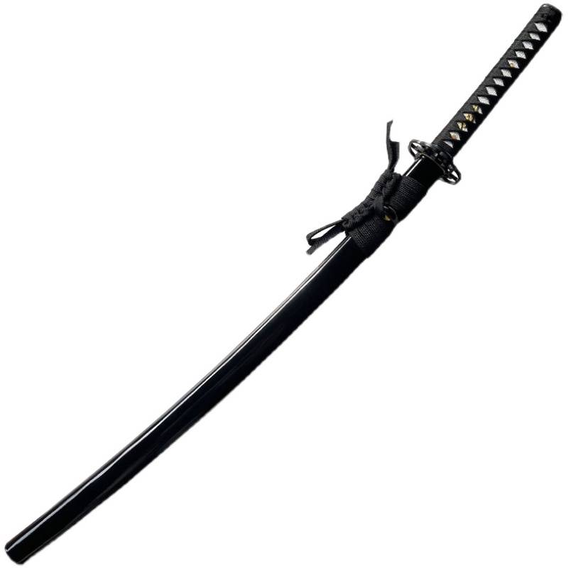 The last samurai of the wooden sword with the sheath with the sword of the samurai, the wooden category of the wooden sword