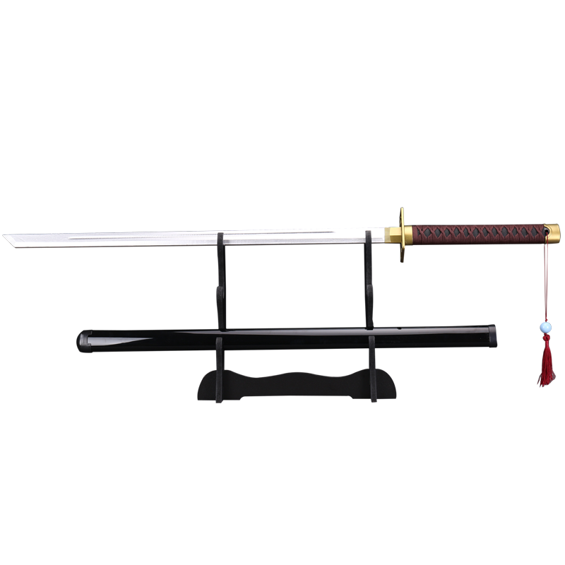 Tang Hengdaojuki Wooden Sword with Sheath Wooden Samurai Blade Knife Blorn Bamboo Sword Prot Toys Wooden Sword